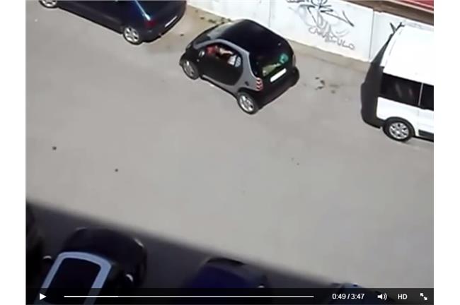 影／停車停到起抓狂　這大哥惱羞竟…