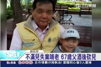不滿兒失業啃老　67歲老翁醉後怒砍