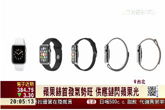 AppleWatch亮相供應鏈受惠