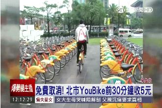 UBike免費取消　年省1.5億