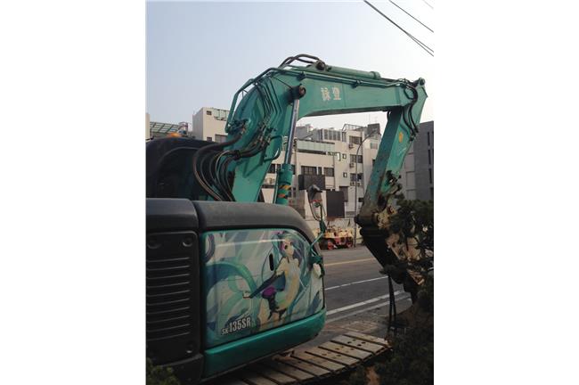 怪手也耍萌　初音挖土機你看過嗎？