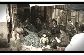 牛仔褲「噴砂」工廠（圖／翻攝自半島電視台）