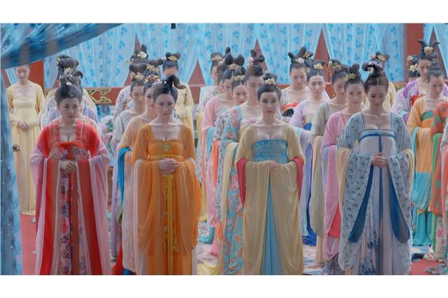 《武媚娘》范冰冰率領眾女星激蹦乳球