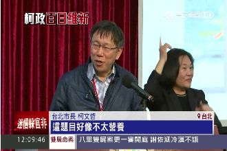 被問是不是雍正控　柯P：問題沒營養