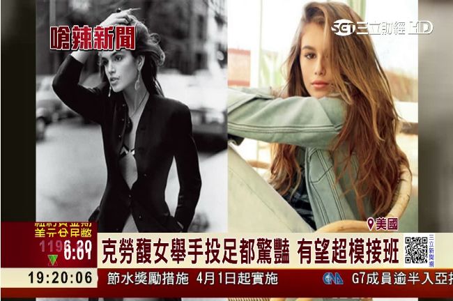 超模接班人！辛蒂克勞馥女兒美貌驚豔