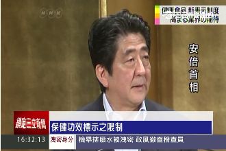 安倍經濟學再射箭　放寬保健食品市場