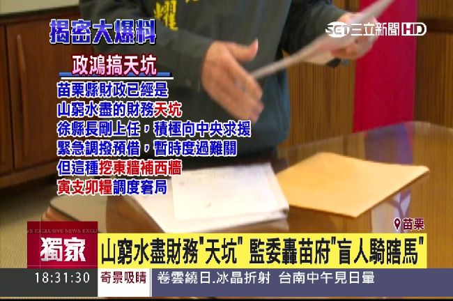 苗栗648億天坑債！監委終於說話了
