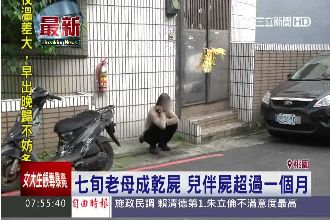男子精神狀況異常　伴母親乾屍一個月