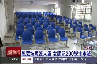 教室有垃圾！女老師記200學生申誡