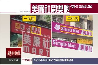 美廉社鬧雙胞胎　推二代店吸年輕客