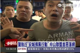 中山聯盟首惡落網　移送仍囂張嗆警方