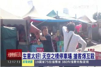 天空之橋爆互毆　從停車場打到大馬路