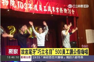 故宮花40萬　業務檢討會變「辦桌」