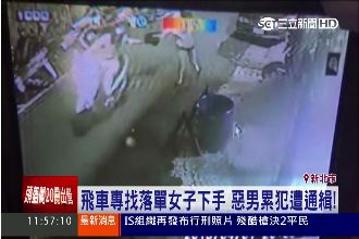 劣！飛車搶匪遭逮　頑強抵抗還裝死