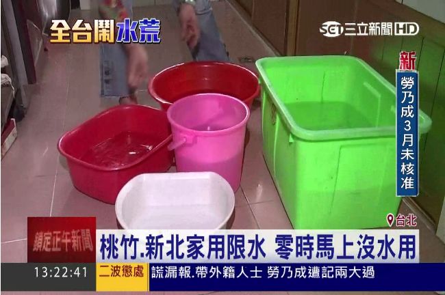 限水第一天就破功！出水反增50萬頓