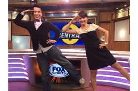 陳宏宜與卓君澤（圖／翻攝自FOX體育台臉書）