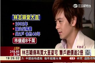 傳林志穎買大直豪宅　單戶總價逾2億