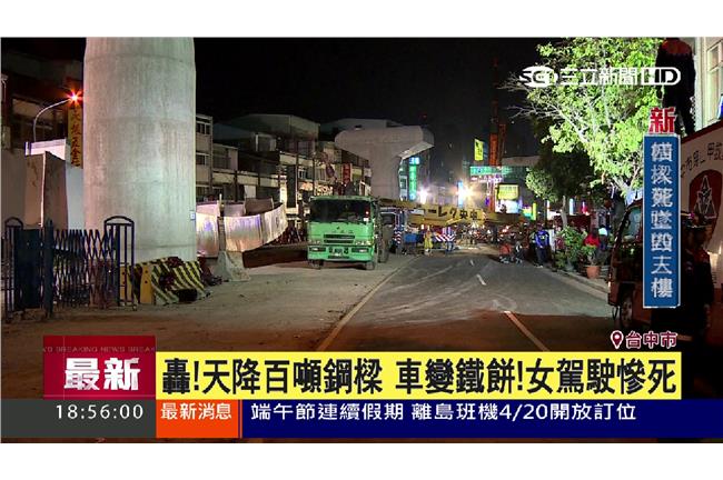 交通大堵塞　台中這些路段封閉中