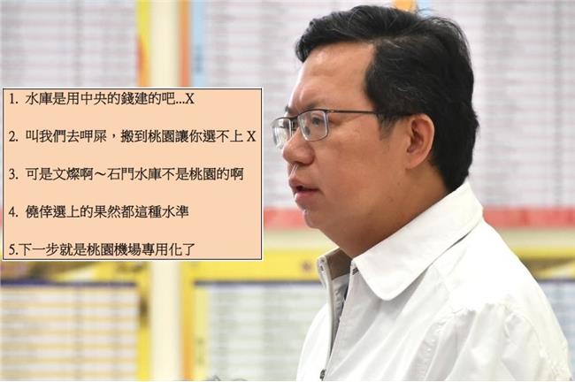 水庫專用？網友砲轟鄭文燦10大金句