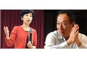 陳佩琪 v.s 郭董合成圖／翻攝自陳佩琪、郭台銘臉書