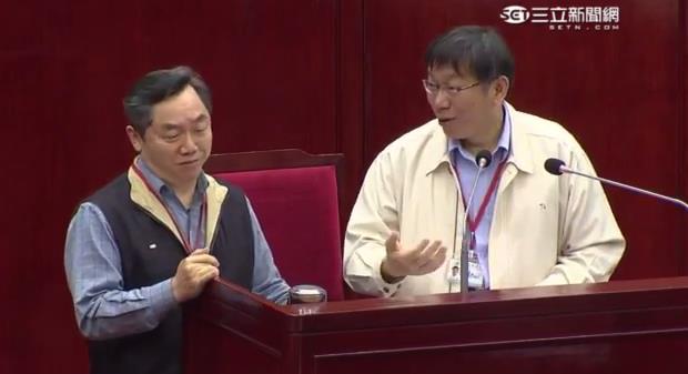 邱大展爆走嗆議員　柯P：你比我還猛