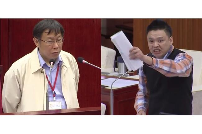 議員提洪智坤洩密證據　柯P臉色鐵青