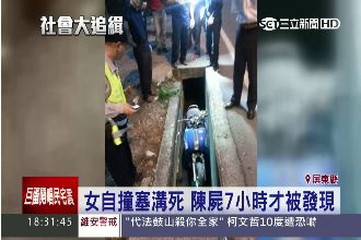 恐怖窄溝又奪命！女騎士摔車毀容慘死