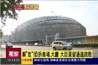 解「危」！大巨蛋恐遭拆商場、大廳等
