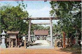 台中公園鳥居 (翻攝自明信片)