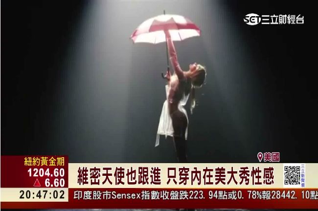 維秘天使再出擊! 大跳傘舞性感破表