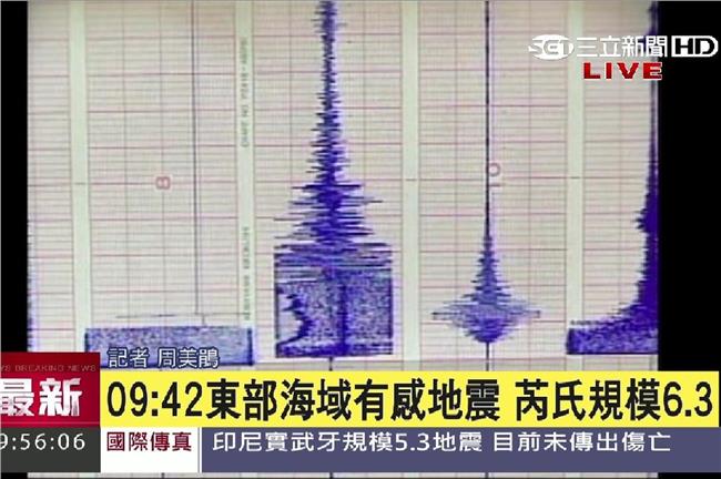 台灣6級強震　日本發布海嘯注意警報