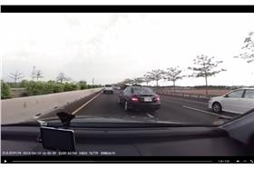 網友po行車紀錄器取暖遭洗臉(取自陳姓網友臉書)

