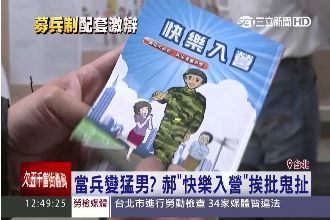 當兵變猛男？郝「快樂入營」挨批鬼扯