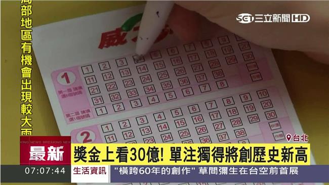 威力彩獎金上看30億　這樣花才爽！
