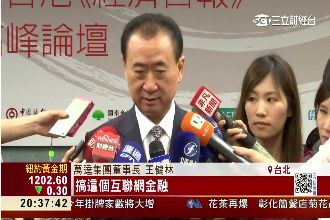 陸首富訪台　王建林：應搭中國順風車