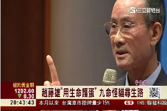 用生命護蛋　趙藤雄被稱「九命怪貓」