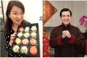 周玉蔻,馬英九／合成圖／翻攝自周玉蔻、馬英九臉書