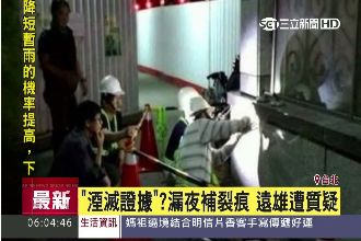 半夜補捷運裂痕　遠雄遭質疑湮滅證據