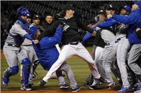 白襪、皇家衝突（圖／美聯社／達志影像）