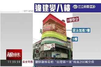 岡山恐怖違建！5樓蓋到8樓還懸空