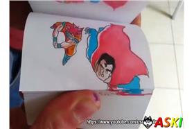 悟空VS超人（圖／翻攝自Mariano Aski臉書）