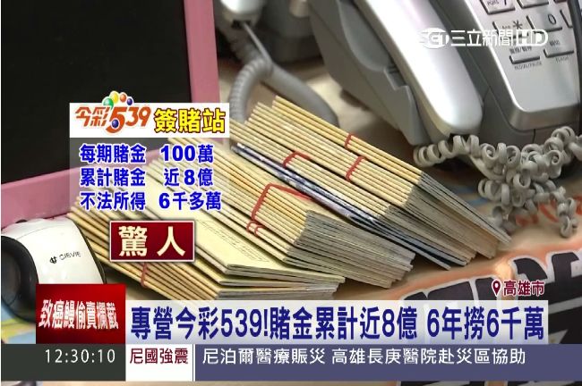 警破百坪豪宅簽賭站！賭金累計近8億