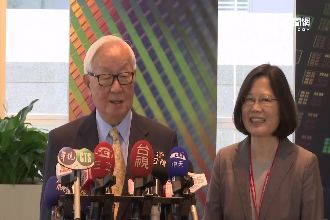 天下興亡託付蔡英文　張忠謀熱情接待