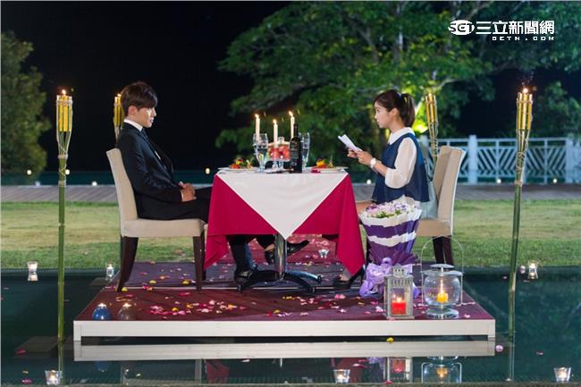 唐禹哲佈置水中晚餐　浪漫告白李佳穎