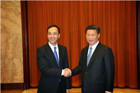 朱立倫,習近平／翻攝自中國國民黨