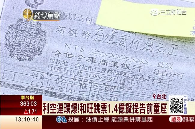 和旺跳票上億元！恐台灣房價失落前兆
