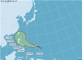 颱風,紅霞,降雨機率,氣象-中央氣象局-紅霞颱風路徑圖
http://www.cwb.gov.tw/V7/prevent/typhoon/Data/PTA_NEW/imgs/products/2015050600_PTA_0_download.png