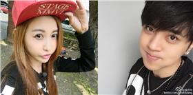 小豬羅志祥、蝴蝶姐姐簡愷樂。（圖／翻攝自簡愷樂臉書、羅志祥微博）