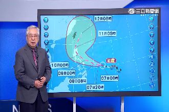紅霞颱風加速　李富城：恐發布陸上警報