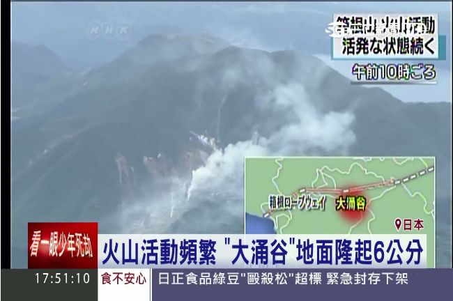 火山活動頻繁！箱根溫泉面臨斷水危機
